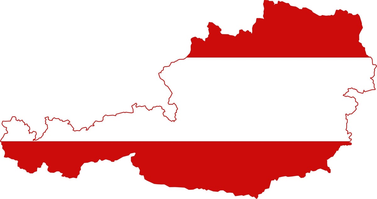 austria harta e flamurit
