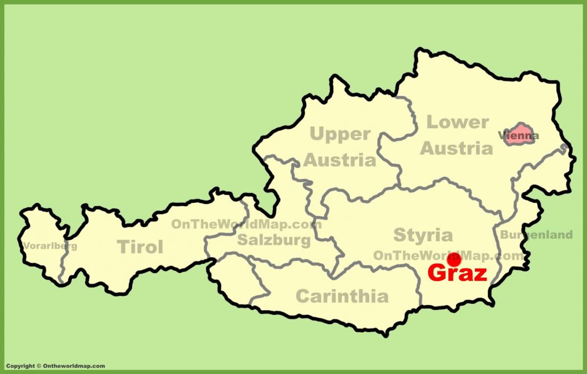 harta e graz-it austri