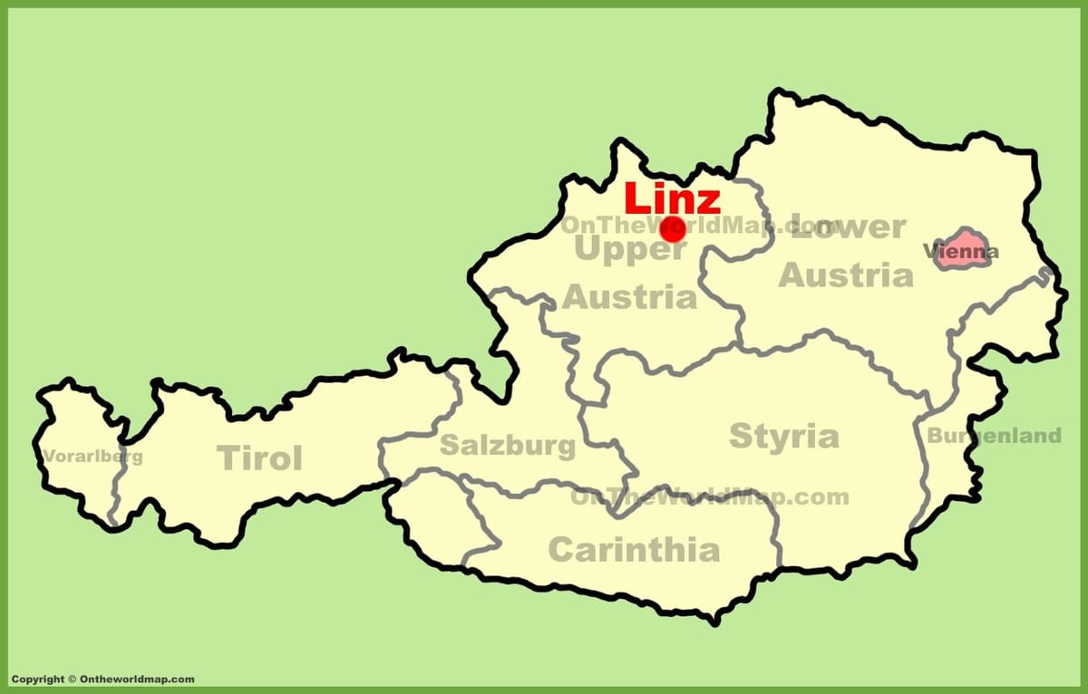 harta e linz, austri