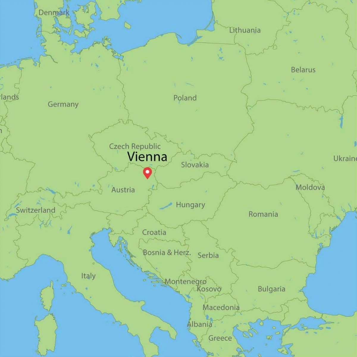harta e vjenës, austri hartën e evropës