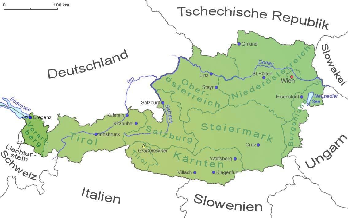 harta e vorarlberg austri