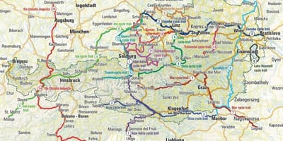 Harta e austrisë çiklizmit