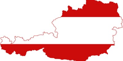 Austria harta e flamurit