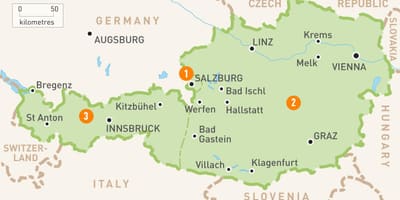 Harta e bregenz të austrisë
