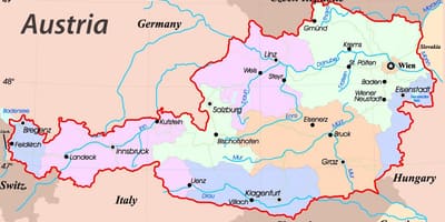 Harta e eisenstadt austri
