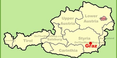 Harta e graz-it austri