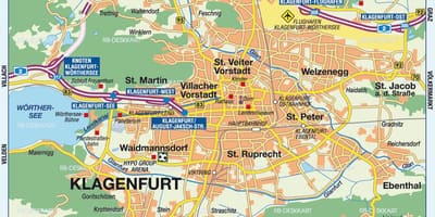 Harta e klagenfurt të austrisë