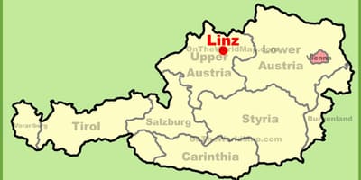 Harta e linz, austri