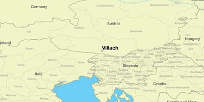 Harta e villach austri