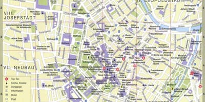 Harta e vjenës, austri atraksione turistike