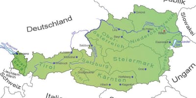 Harta e vorarlberg austri